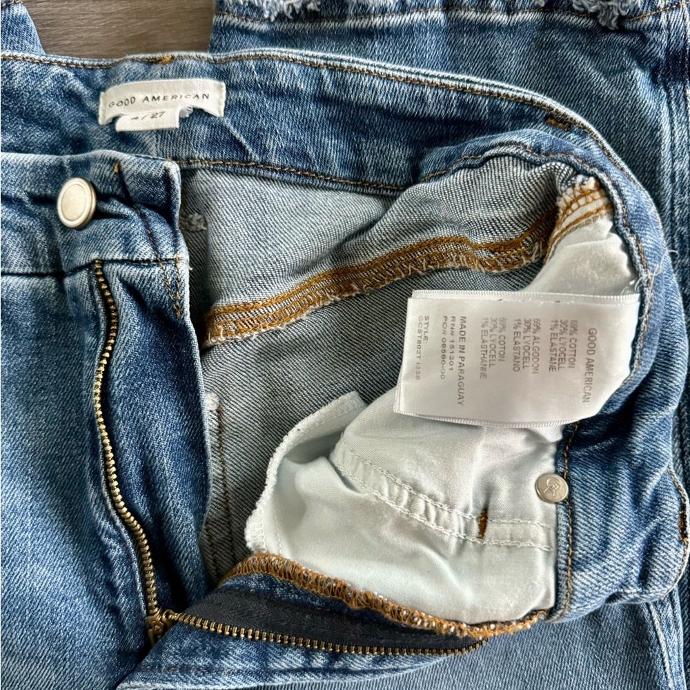 Good American Good Curve Straight Jean - Picture 4 of 5
